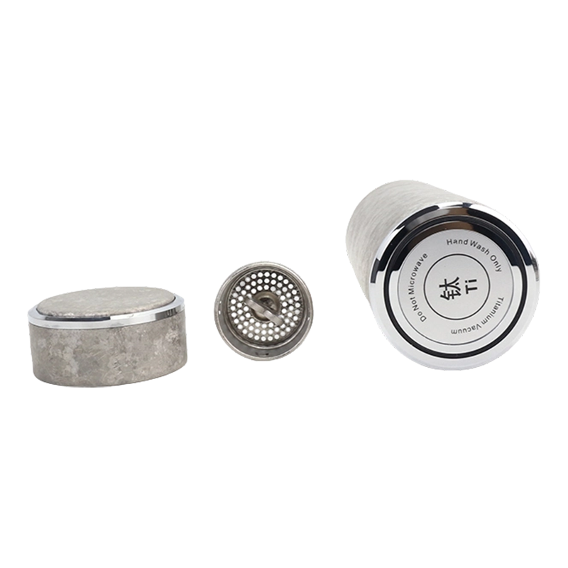 260ml双层直身钛杯