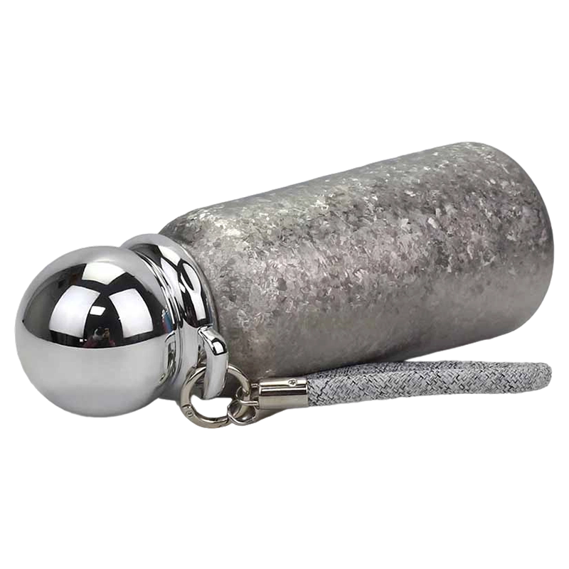 360ml 编织手柄绳钛杯带球形镜盖