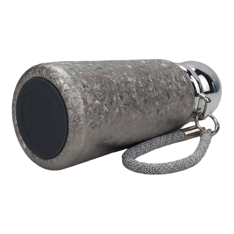 360ml 编织手柄绳钛杯带球形镜盖