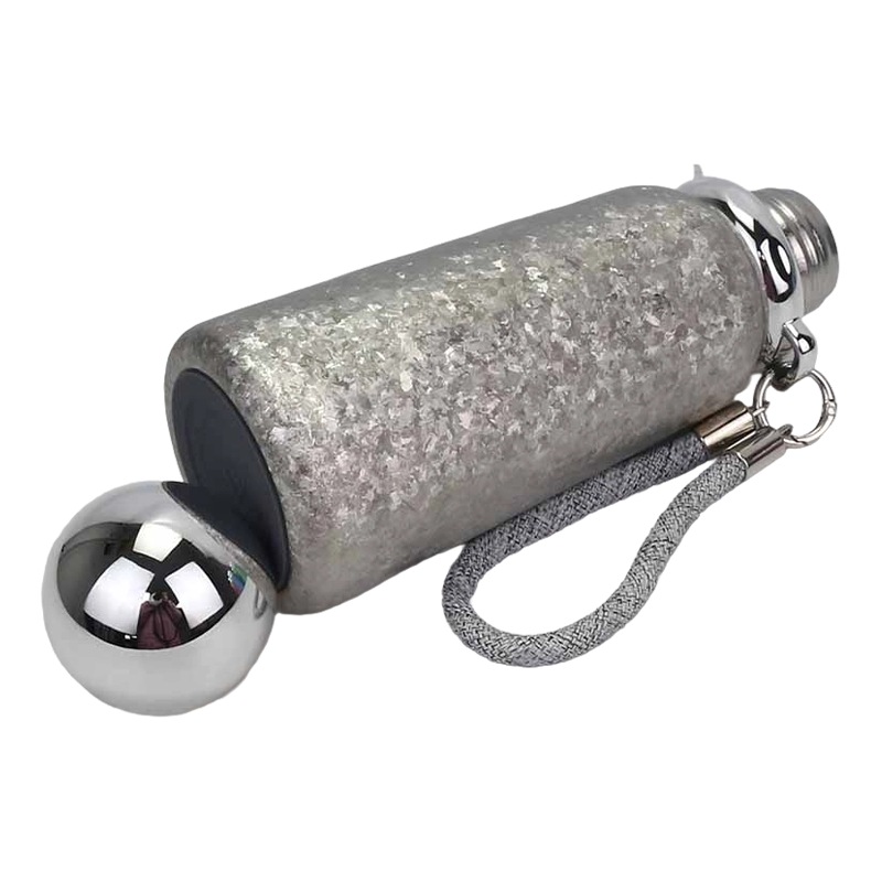 360ml 编织手柄绳钛杯带球形镜盖