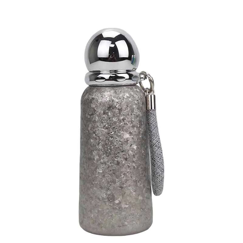 360ml 编织手柄绳钛杯带球形镜盖